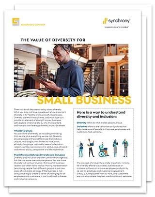An overview of The Value of Diversity for Small Business