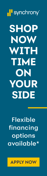 Financing Flexible financing available through Synchrony