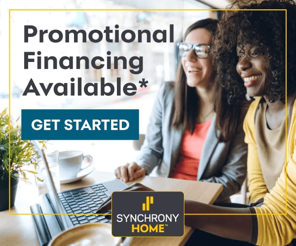 Flexible financing available through Synchrony