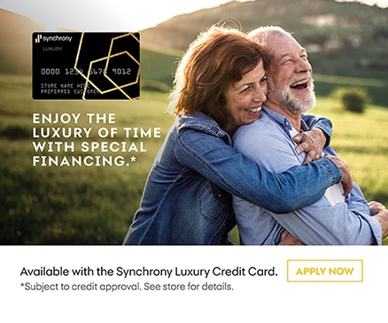 Flexible financing available through Synchrony